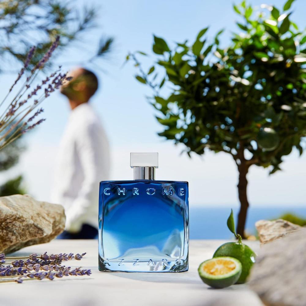 Azzaro Chrome Eau de Parfum Fresh Aquatic Mens Cologne
