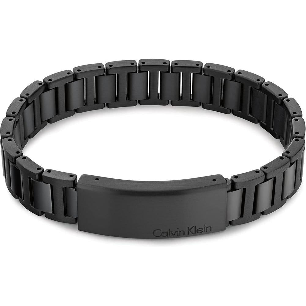 Calvin Klein Men's Link Bracelet: Sophisticated H-Link Design with Industrial-Inspired Finish