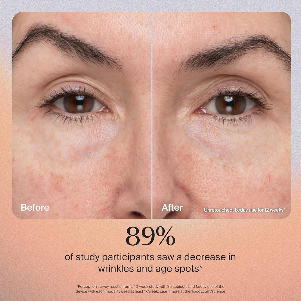 Dispositivo facial Therabody TheraFace PRO con microcorriente, masaje y terapia de luz para cuidado de la piel