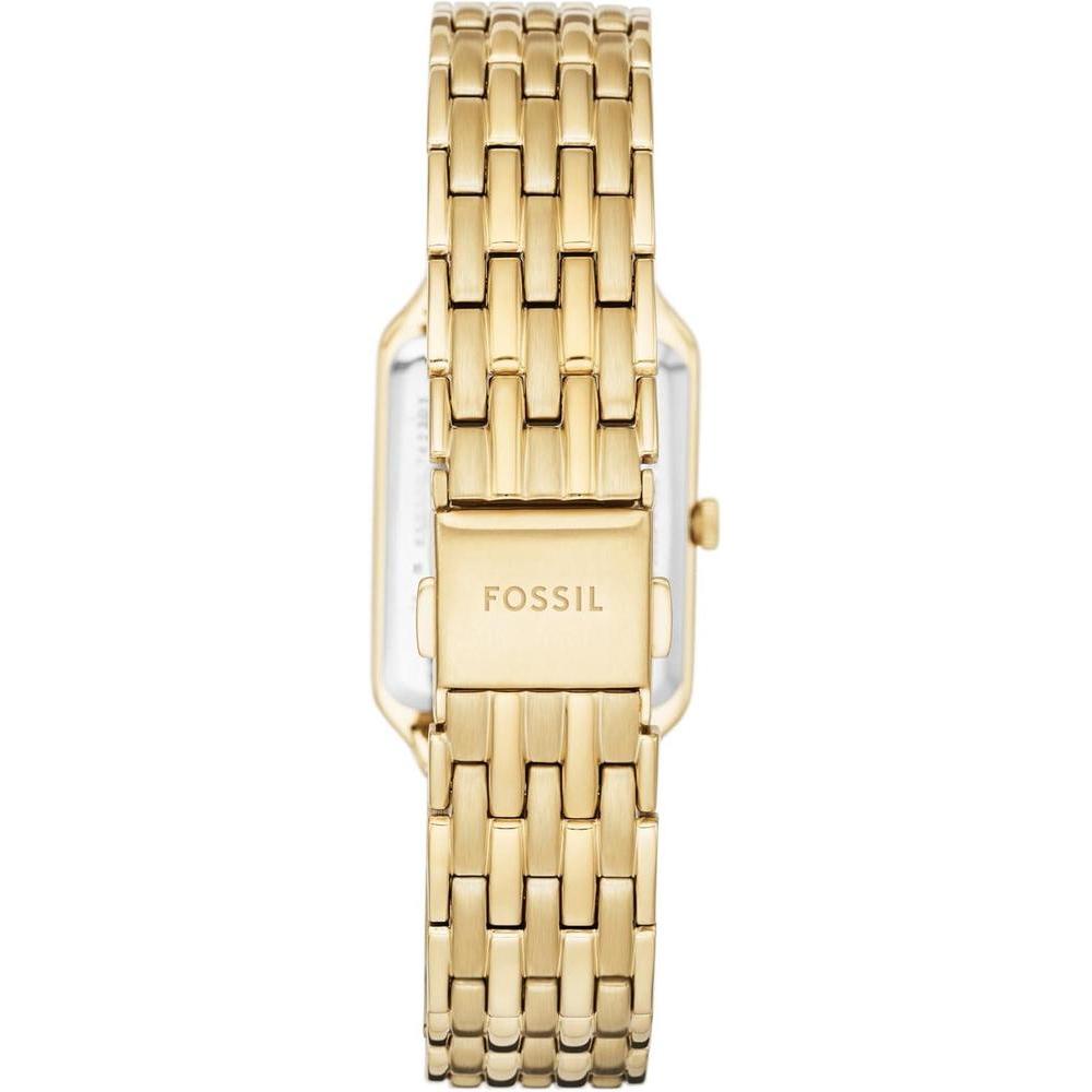 Fossil Raquel Reloj para mujer de cuarzo y acero inoxidable en color dorado con 3 manecillas y calendario
