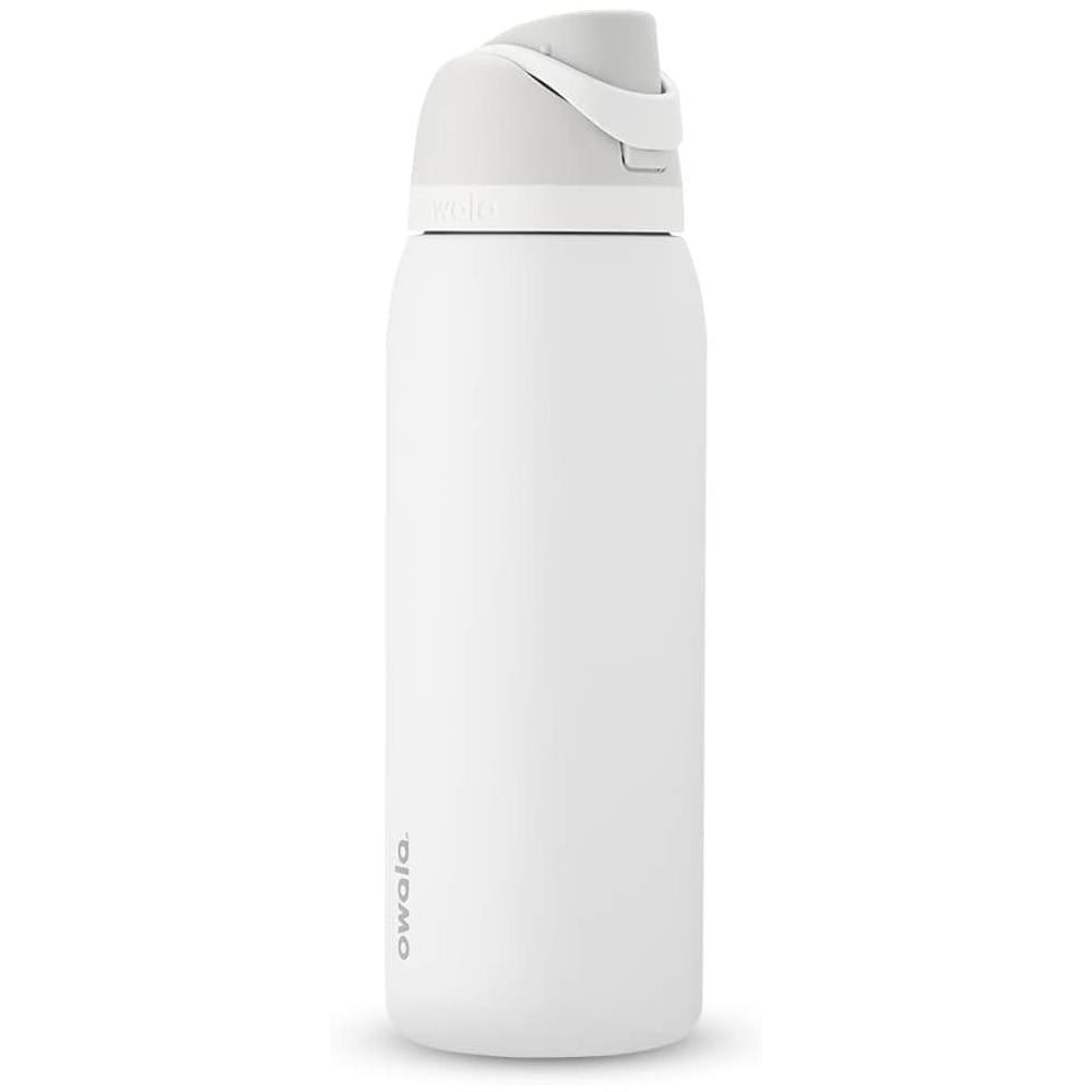 [B0B6DBM5HM] Owala FreeSip Insulated Stainless Steel Water Bottle with Straw for Sports, Travel, and School BPA-Free Sports Water Bottle, 40 oz, Shy Marshmallow