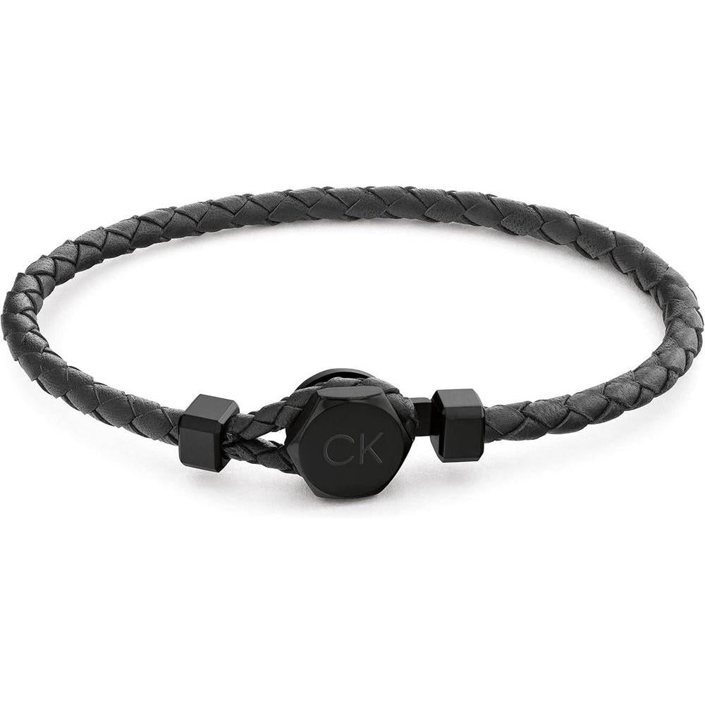 Calvin Klein Jewelry Men's Leather Bracelet