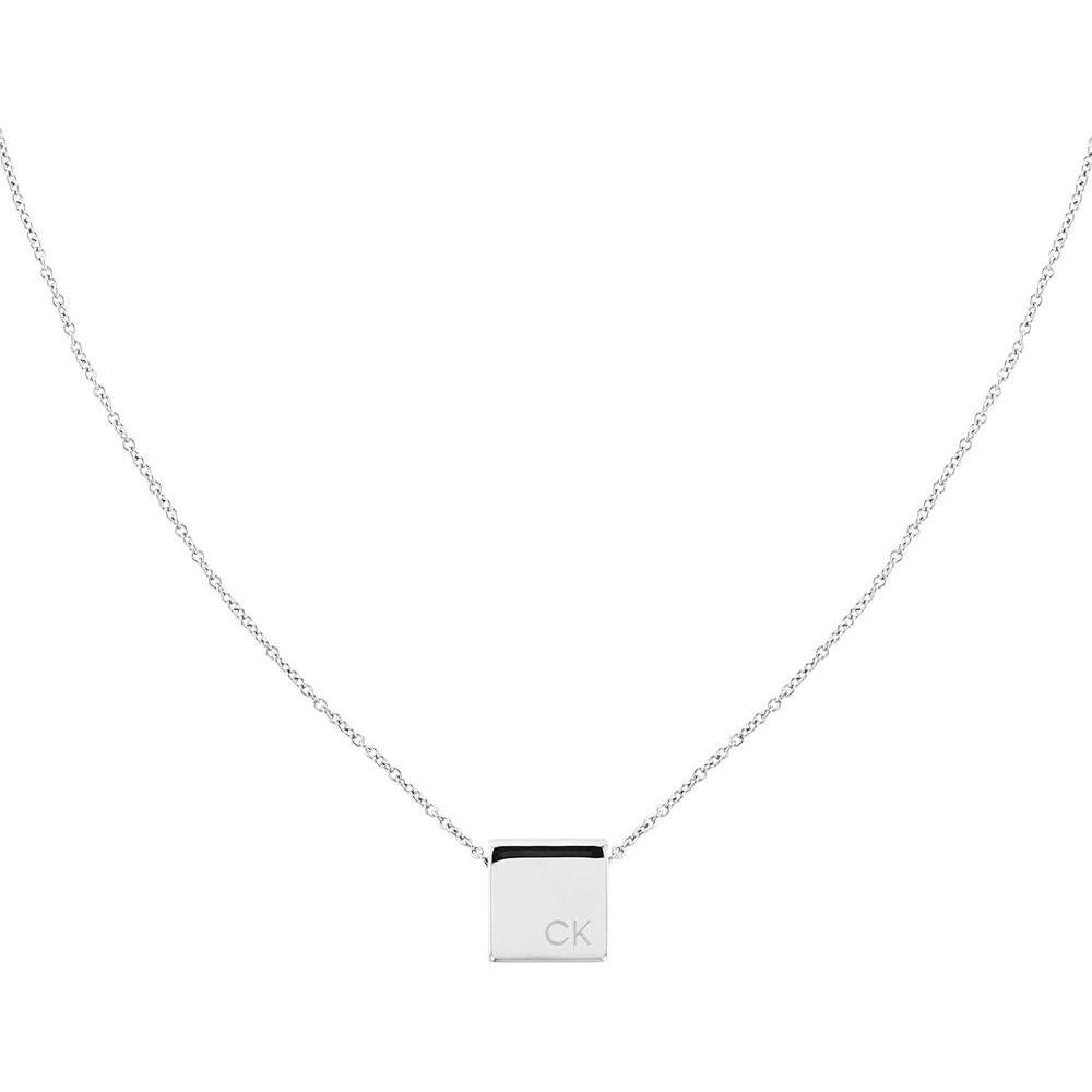 Calvin Klein Collar con colgante de acero inoxidable para mujer, elegante y sofisticado para cualquier ocasión