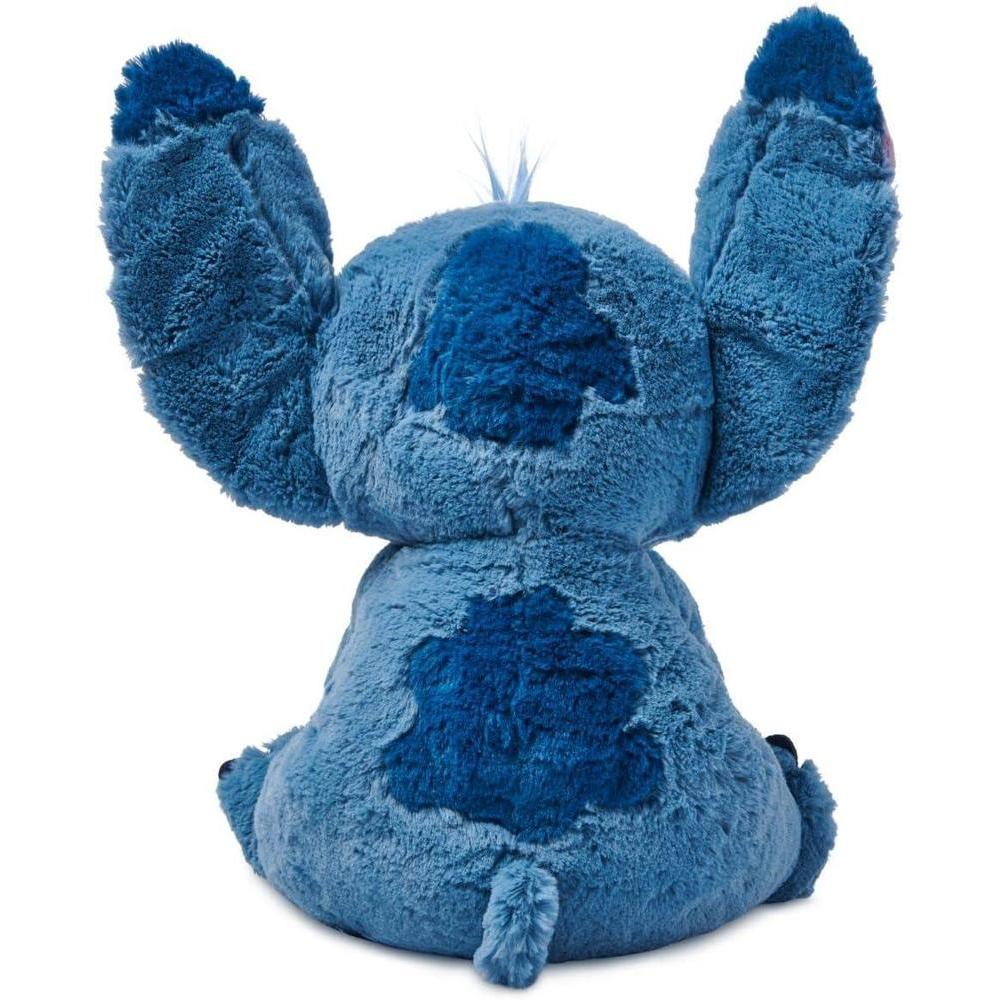 Disney Store Juguete suave oficial de Stitch para niños, textura mullida y detalles bordados, orejas flexibles de Disney