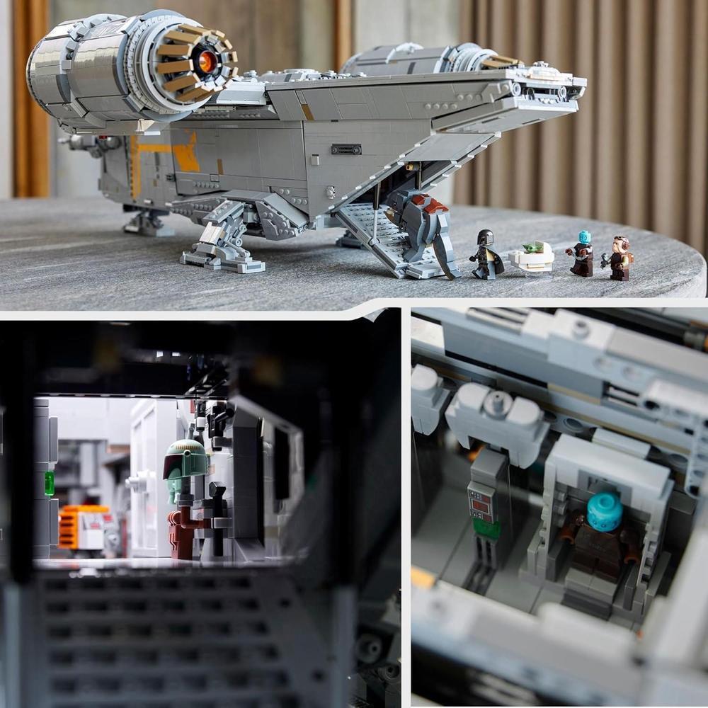 LEGO Star Wars Razor Crest UCS Set, Modelo de Nave Espacial de la Serie de Coleccionista Definitiva para Adultos
