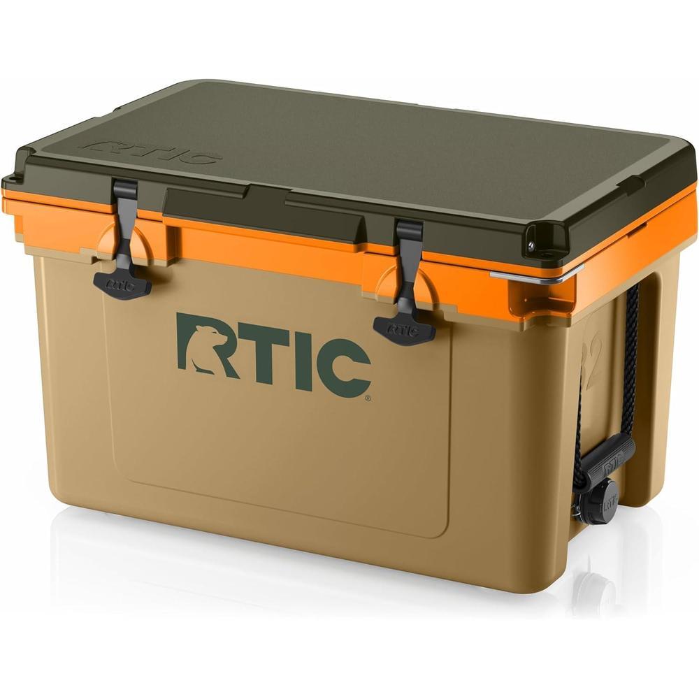 RTIC Ultra-Light 32 Quart Hard Cooler Insulated Portable Ice Chest Box for Drink, Beverage, Beach, Camping, Picnic, Fishing, Boat, Barbecue, 30% Lighter Than Rotomolded Coolers