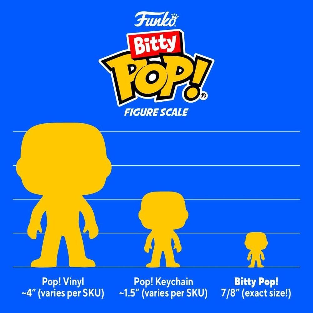 Funko Bitty Pop! Mini coleccionables de Harry Potter, paquete de 4 – Hermione, Hagrid, Ron y figura de persecución misteriosa