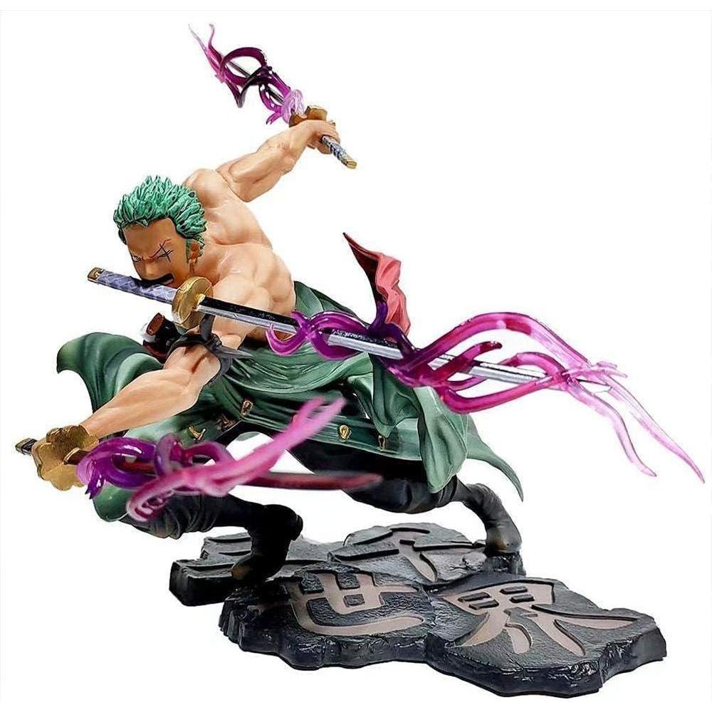 Zoro Figure, Anime Action Figure Roronoa Zoro Three Thousand World Anime Statue Doll Sculpture Figure Realistic Anime Character Model Ornament