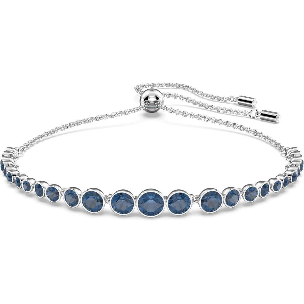 Swarovski Emily Tennis Bracelet Jewelry Collection, Clear Crystals, Blue Crystals, Pink Crystals