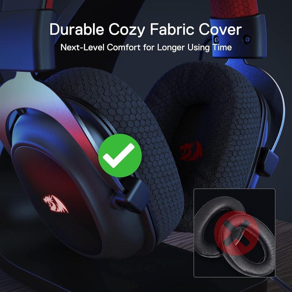 Redragon H510 PRO, auriculares gaming RGB 3 modos, sonido envolvente 7.1, controladores de audio de alta calidad, micrófono cancelación de ruido
