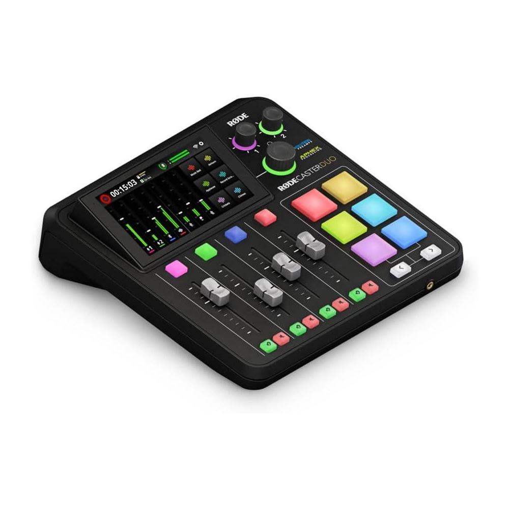 RØDE RØDECaster Duo All-in-One Production Solution for Podcasting, Streaming, Music Production and Content Creation