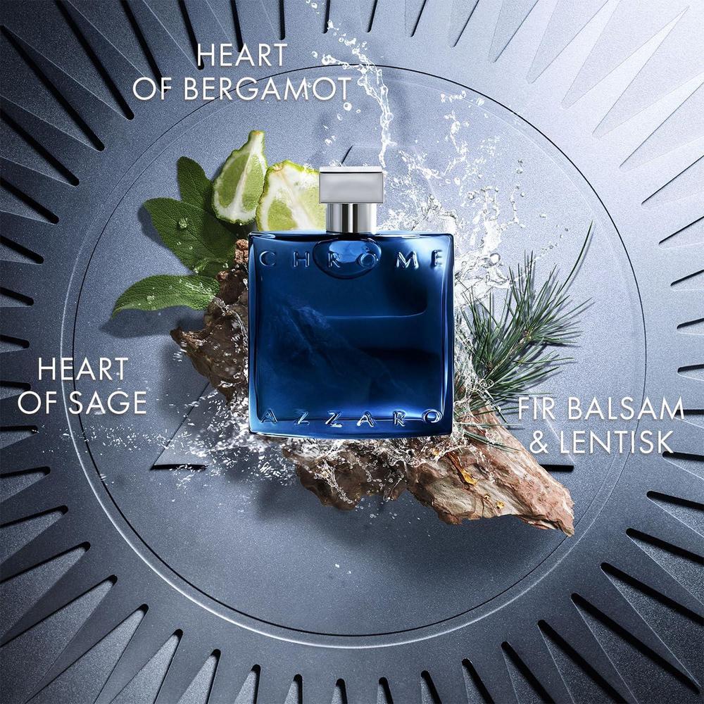 Azzaro Chrome Parfum Fresh Aromatic Mens Cologne