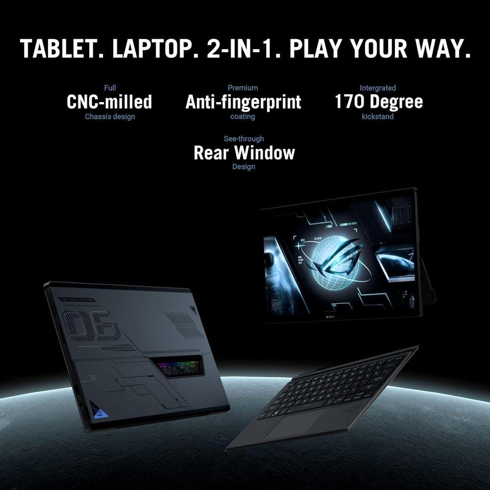 ASUS ROG Flow Z13 (2023) Tablet Portátil Para Juegos, Pantalla 13.4" 16:10 QHD 165Hz, GeForce RTX 4050, Intel Core i9, 16GB RAM, 1TB SSD, Wi-Fi 6E, Windows 11