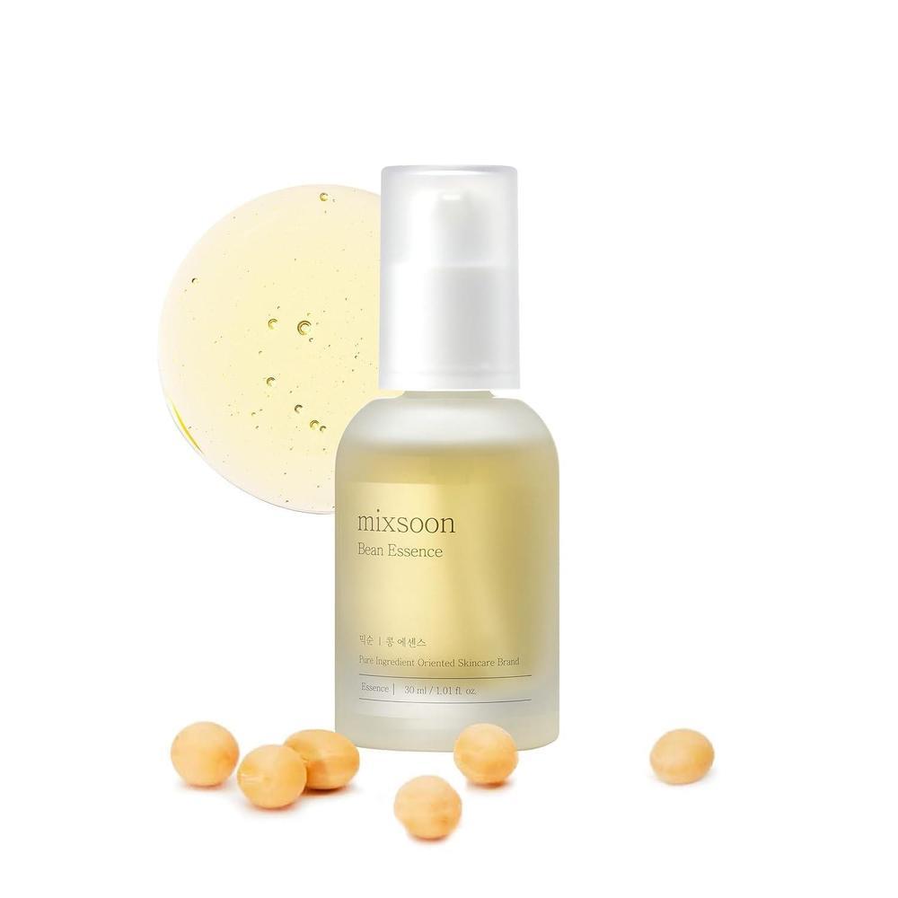 mixsoon Bean Essence Exfoliating Hydrating Korean Skin Care Glass skin Hyaluronic Acid Serum (1.01 Fl Oz(Pack of 1))