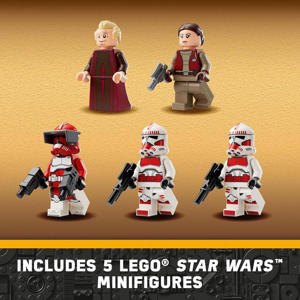 LEGO Star Wars Nave de Combate Coruscant Guard 75354 para Niños de 9+ con Cinco Minifiguras Incluyendo Canciller Palpatine