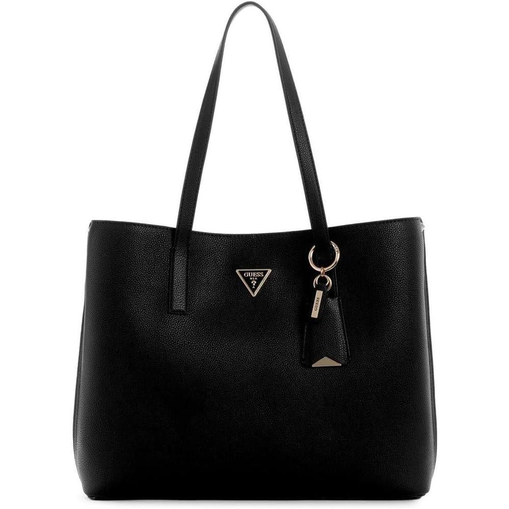 GUESS Meridian Girlfriend Tote, Nero