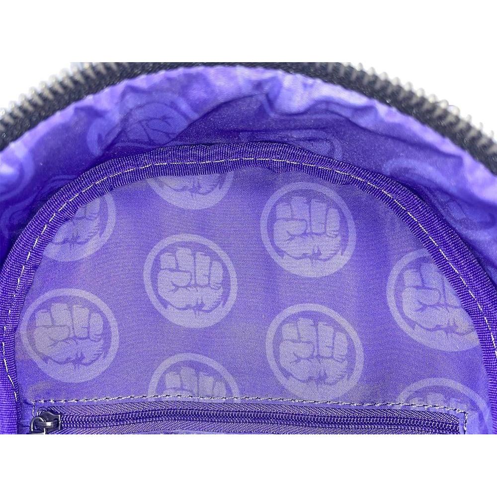Loungefly The Incredible Hulk Marvel Comics Cosplay - Bolso de hombro con doble correa