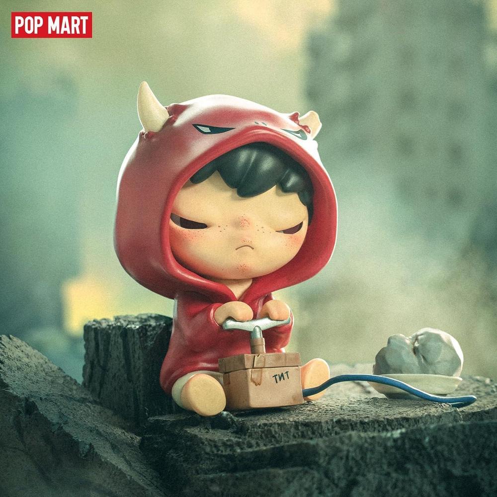 Figuras de la serie POP MART Hirono Mime, diseño aleatorio en caja ciega, juguetes coleccionables para decorar y regalar