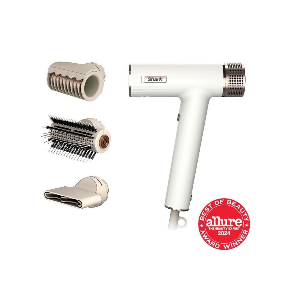 Secador Shark SpeedStyle, potente y sin daño térmico, con 3 herramientas de peinado incluidas, ideal para cabellos lisos y ondulados