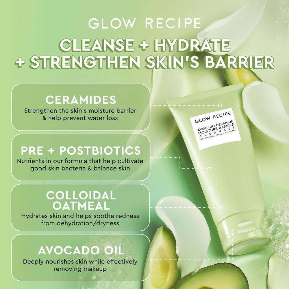 Limpiador Facial con Aguacate y Ceramidas