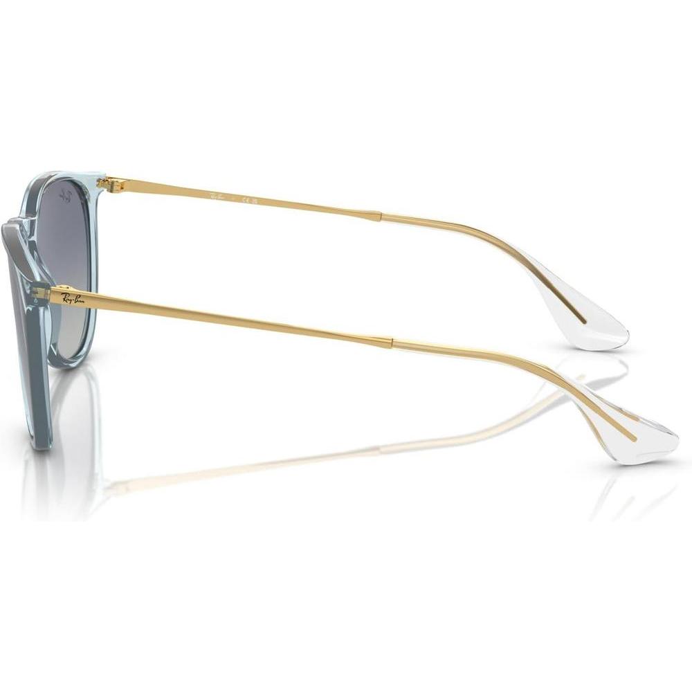 Gafas de sol redondas Ray-Ban Erika, protección UV, con estuche y paño de limpieza, diseño moderno