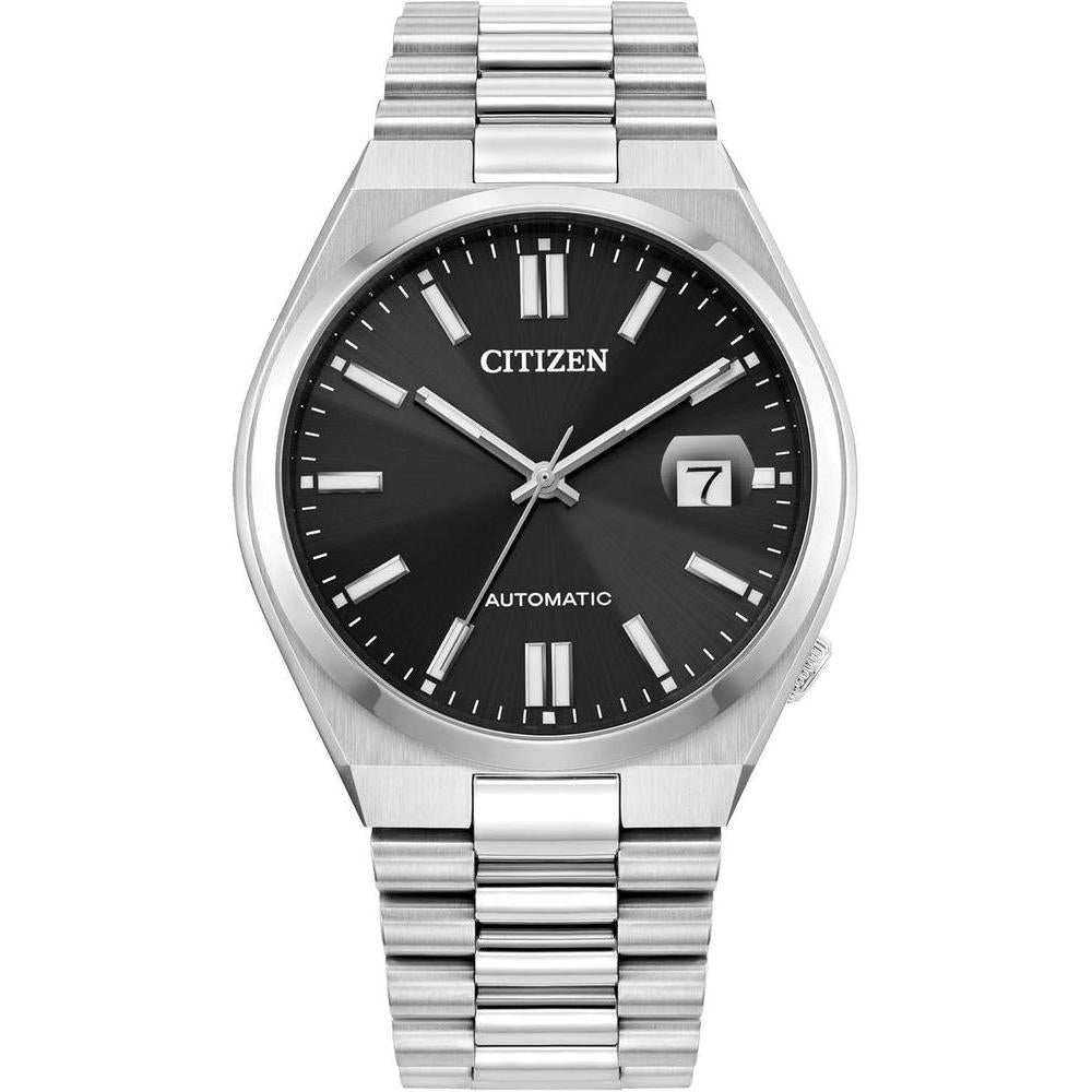 Citizen Men's Automatic Tsuyosa Sport Luxury Watch, Silver-Tone Stainless Steel Bracelet and Case, 3 Hand and Date, 42 Hour Power Reserve
