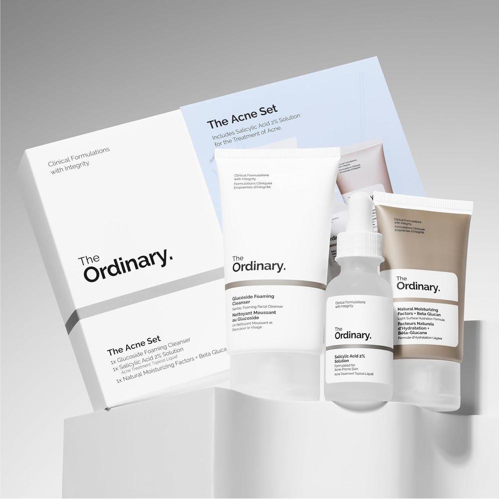 The Ordinary: Juego De Acné Con Limpiador Espumoso Y Solución Salicílica