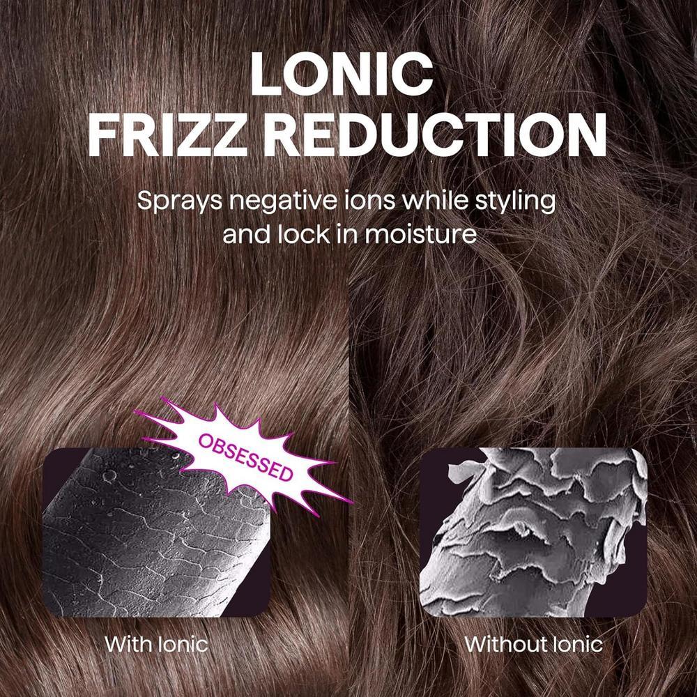 Cepillo Térmico Wavytalk para Peinado lónico. Consigue Cabello Suave con Rizos Naturales y Voltaje Dual
