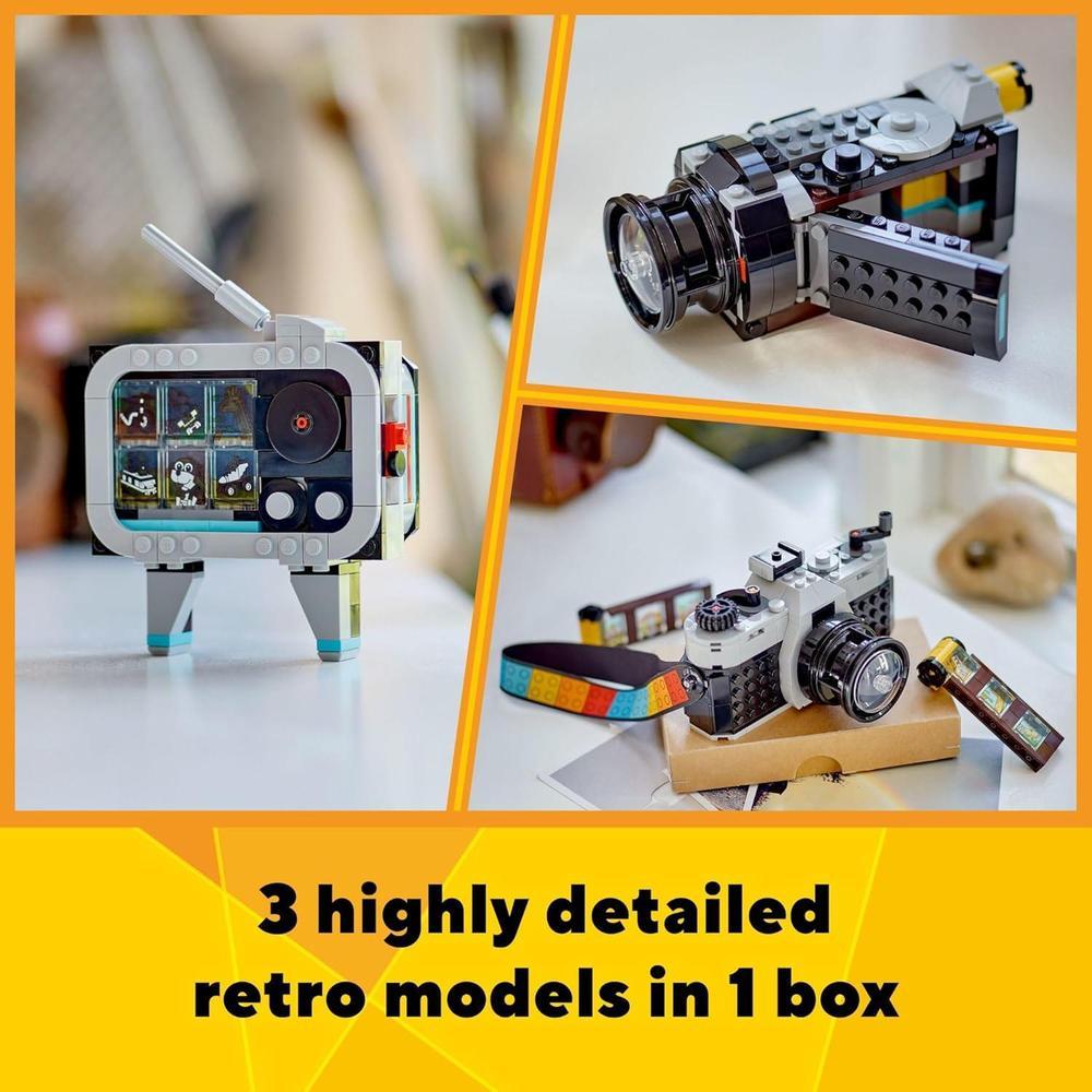 LEGO Creator 3 en 1: Cámara Retro, Video y TV