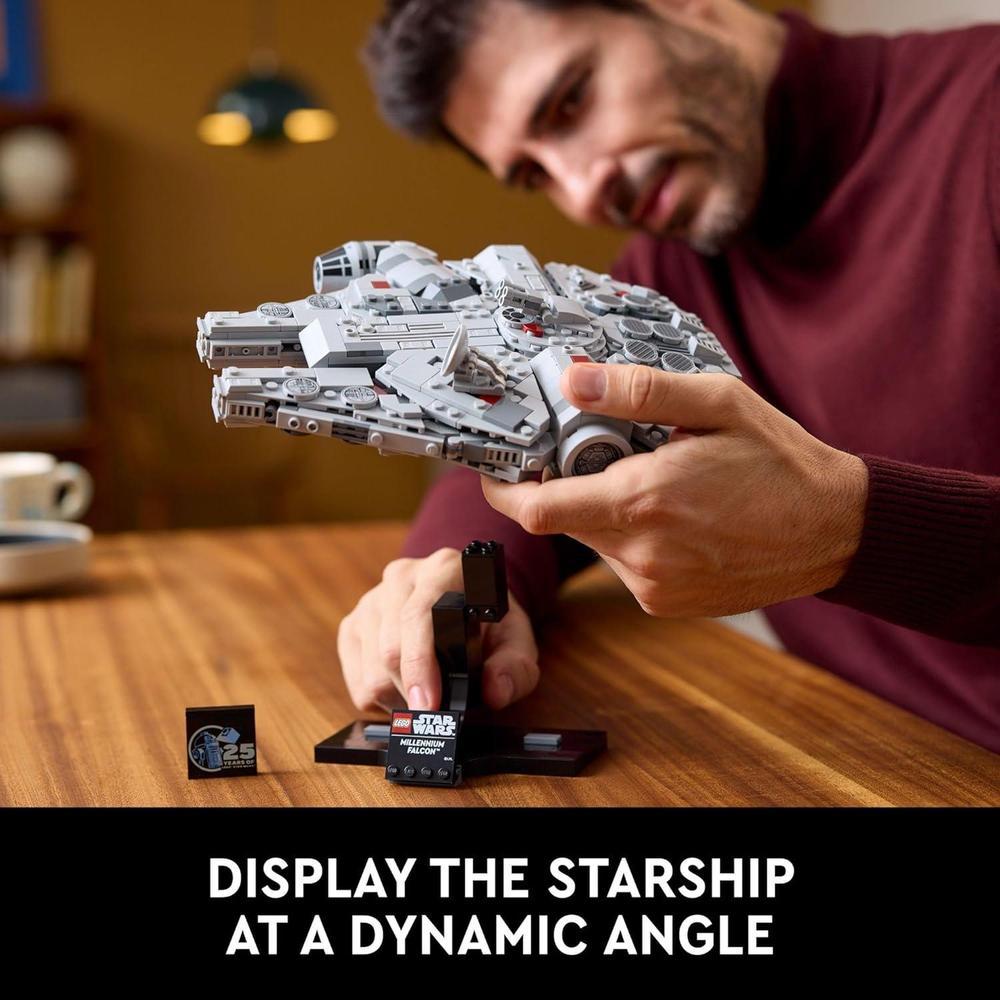LEGO Star Wars Millennium Falcon A New Hope model coleccionable del 25 aniversario de construcción para adultos