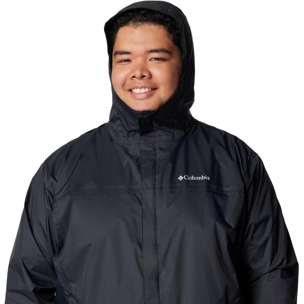 Columbia Watertight II Chaqueta impermeable para hombre, ligera, plegable, protección Omni-Tech