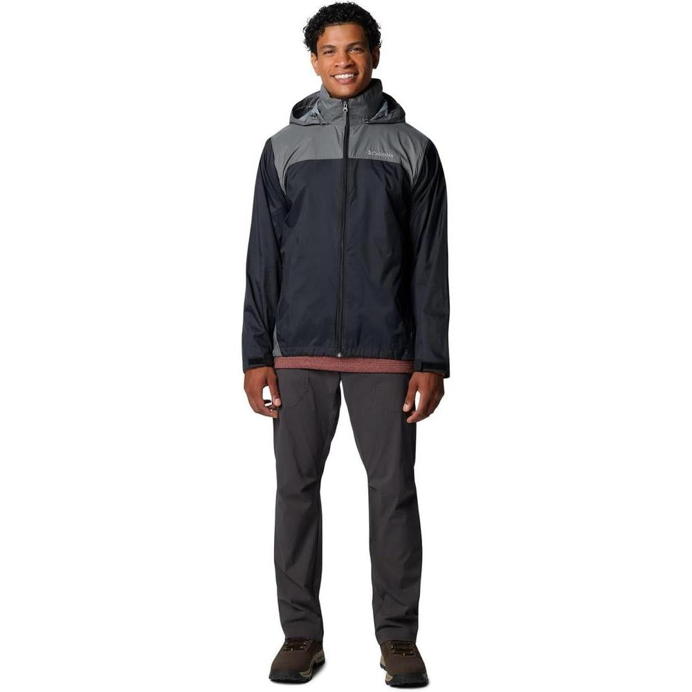 Chaqueta Impermeable Columbia para Hombre Glennaker Lake II con Capucha Plegable y Bolsillos