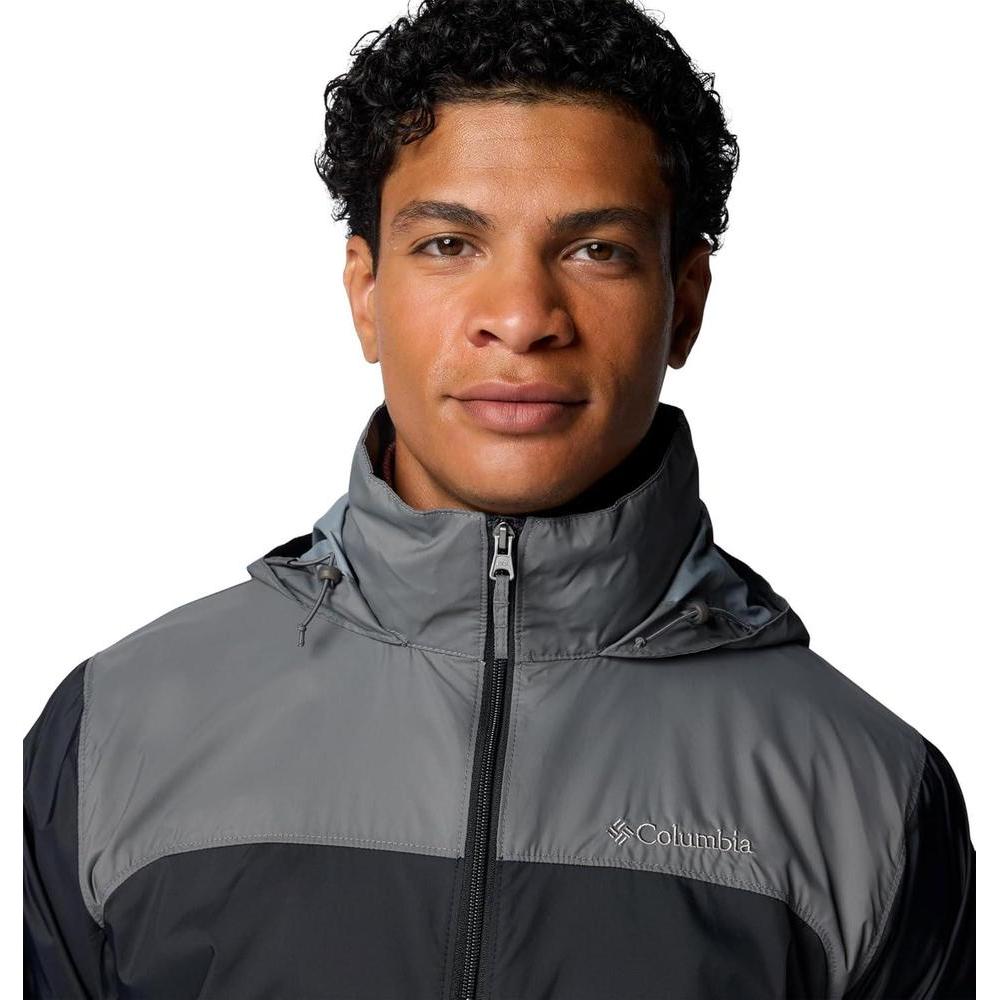 Chaqueta Impermeable Columbia para Hombre Glennaker Lake II con Capucha Plegable y Bolsillos