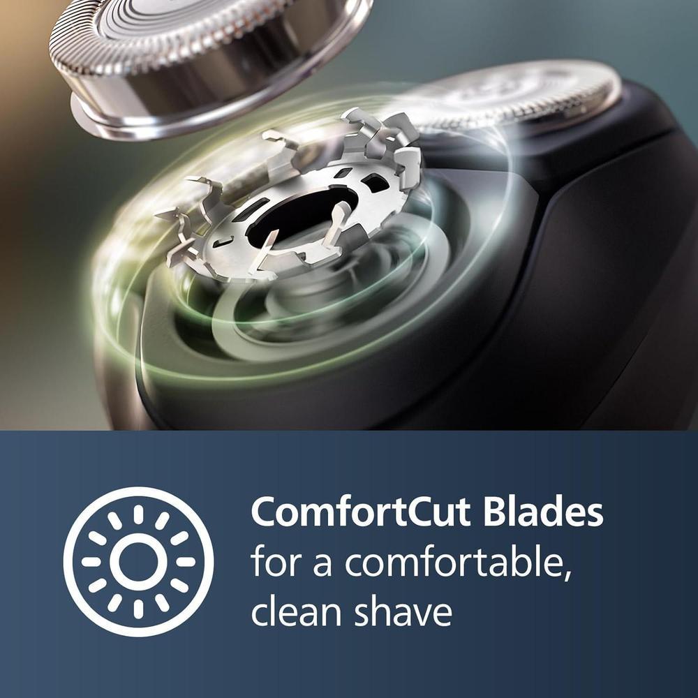 Philips Norelco Shaver 2400, Afeitadora Eléctrica Inalámbrica Recargable Con Recortadora Emergente Y Cabezales Flexibles 4D, X3001/90