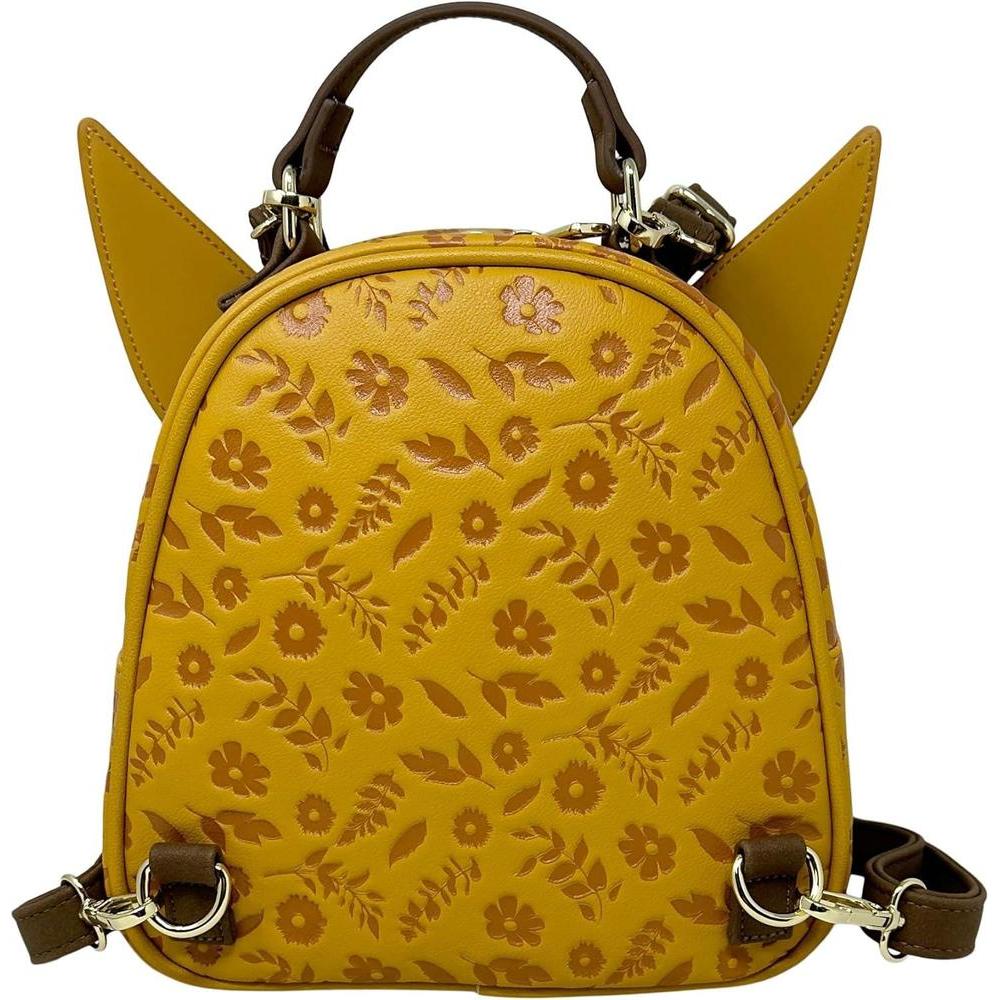Loungefly Pokemon Eevee Cosplay - Bolso convertible de doble correa para mujer en color marrón