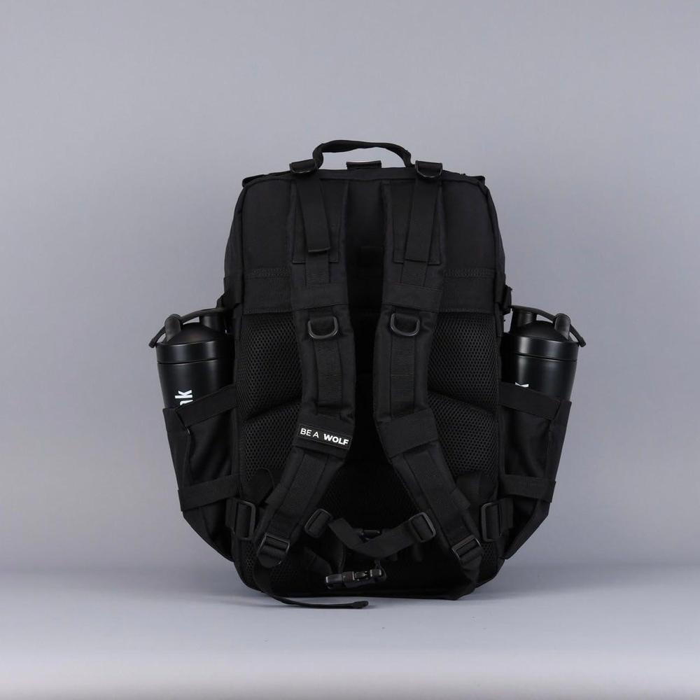 WOLFpak Mochila táctica de negro alfa 45L para acampada y senderismo