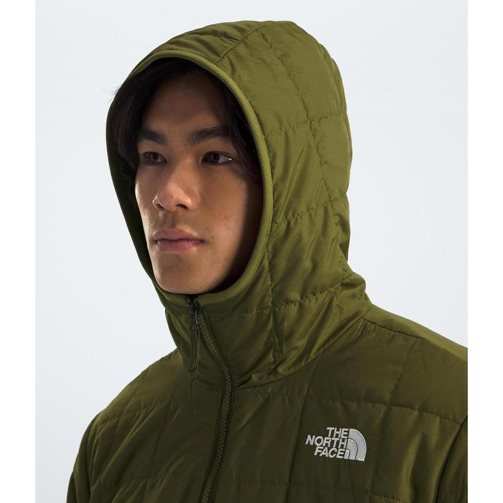 THE NORTH FACE Sudadera con capucha aislante Junction, tela repelente al agua, diseño circular, cómoda para explorar
