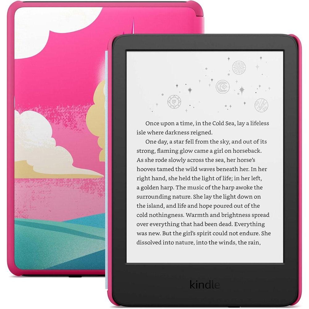 Amazon Kindle Kids 16GB - Reemplazo incluido, libros sin publicidad, pantalla sin reflejos, giros de página rápidos - Unicorn Valley