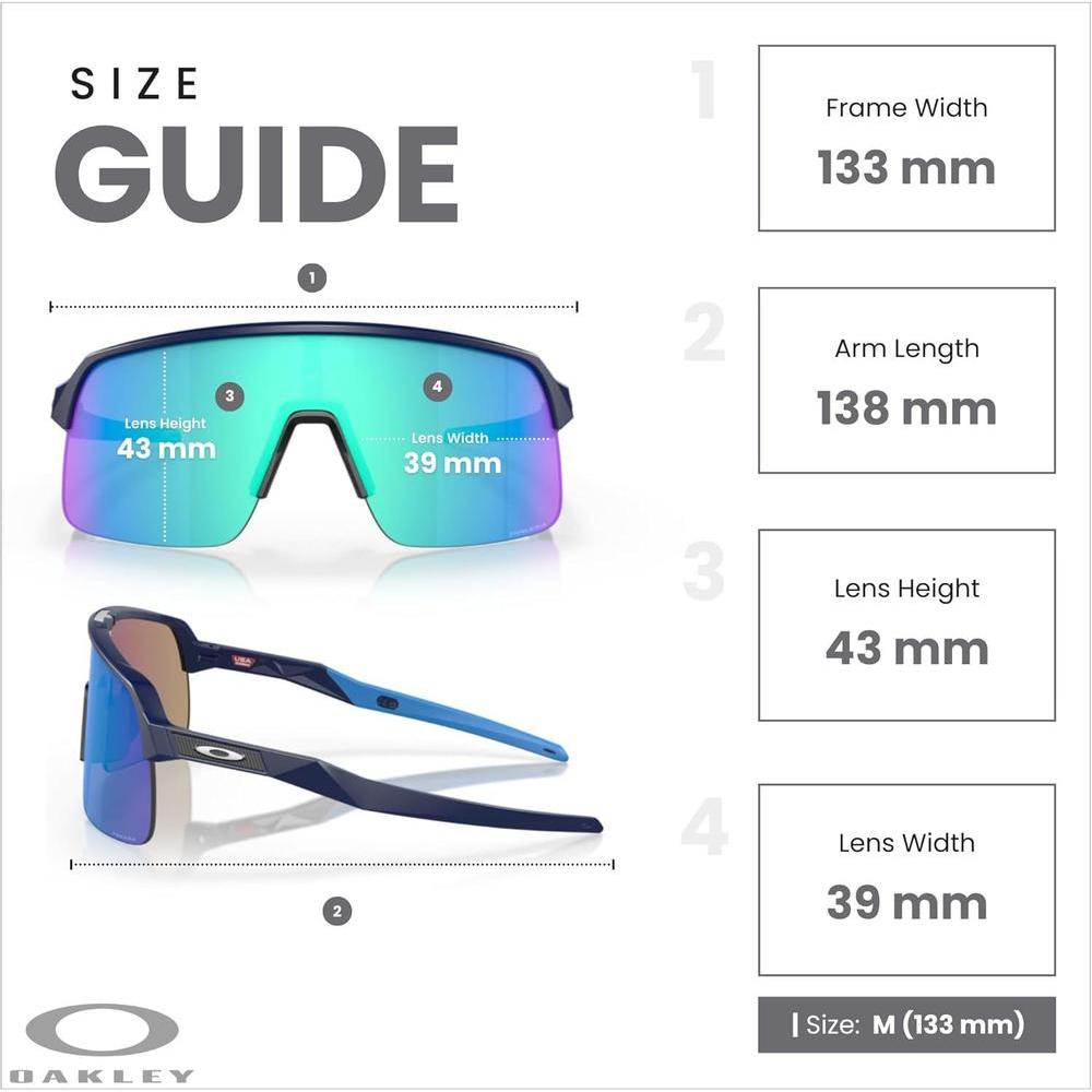 Oakley Sutro Lite OO9463 - Lentes de sol rectangulares unisex con paquete de correa y kit de accesorios de diseñador