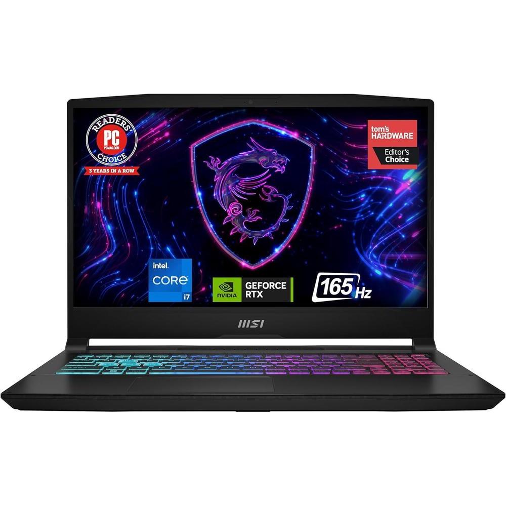 MSI Katana 15 15.6” 165Hz QHD Gaming Laptop: Intel Core i7-13620H, NVIDIA Geforce RTX 4070, 16GB DDR5, 1TB NVMe SSD, Cooler Boost 5, Win 11: Black B13VGK-2000US