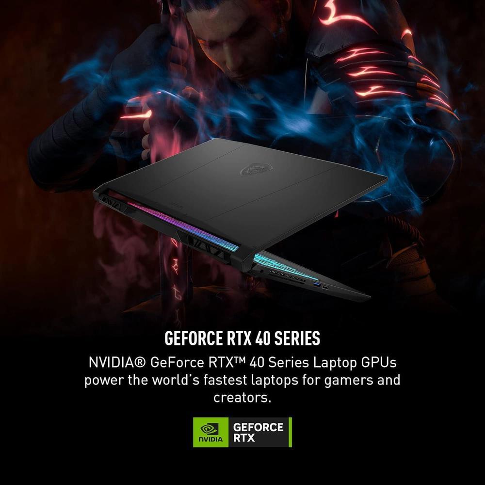 MSI Katana 15 Gaming Laptop 15.6" 165Hz QHD: Intel Core i7-13620H, NVIDIA GTX 4070, 16GB DDR5, 1TB NVMe SSD, Cooler Boost 5, Win 11: Negro