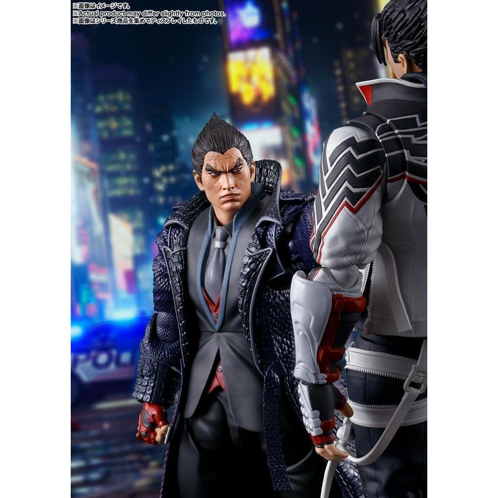 TAMASHII NATIONS - Tekken 8 - Figura de acción de Kazuya Mishima de Bandai Spirits S.H.Figuarts