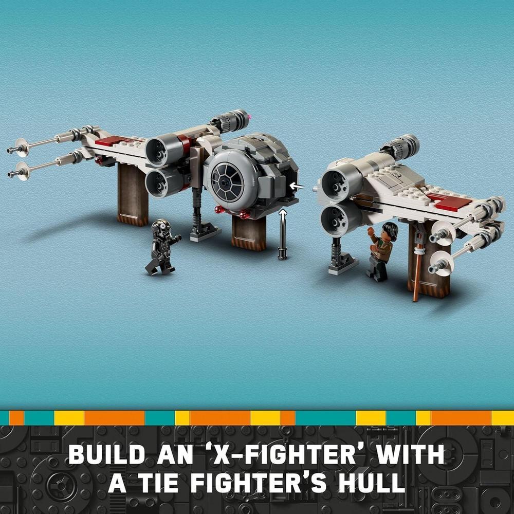 LEGO Star Wars TIE Fighter y X-Wing Mash-up - Juego de Construcción con Minifiguras, Regalo para Niños desde 9 Años
