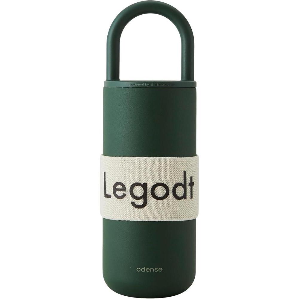 Odense Legodt Loop Tumbler 20oz with Lid and Handle - Insulated Tumbler with Leak-Resistant Lid - Double Stainless Steel Travel Coffee Mug, Water Bottle, Keeps Drinks Hot or Cold(Sweet Pumpkin)