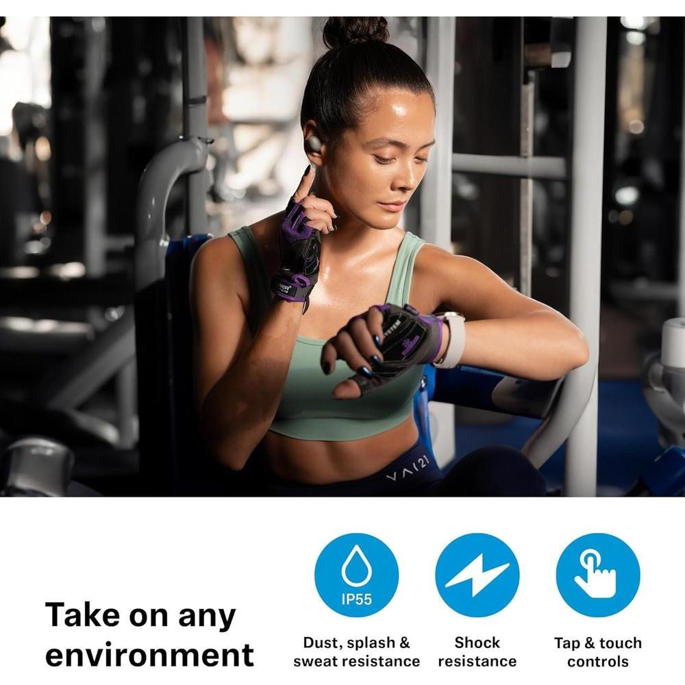 Auriculares Sennheiser Momentum Sport Con ANC Adaptativo, Rastreador Fitness, Ajuste Seguro, Batería Larga Duración