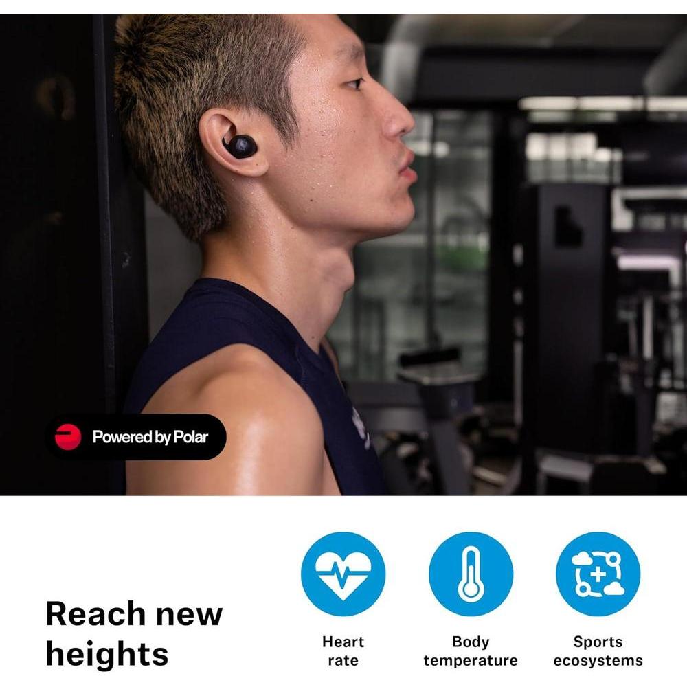 Sennheiser Momentum - Auriculares Deportivos Con Ajuste De Sonido Y ANC Adaptativo, Ajuste Seguro, Batería 24 Horas