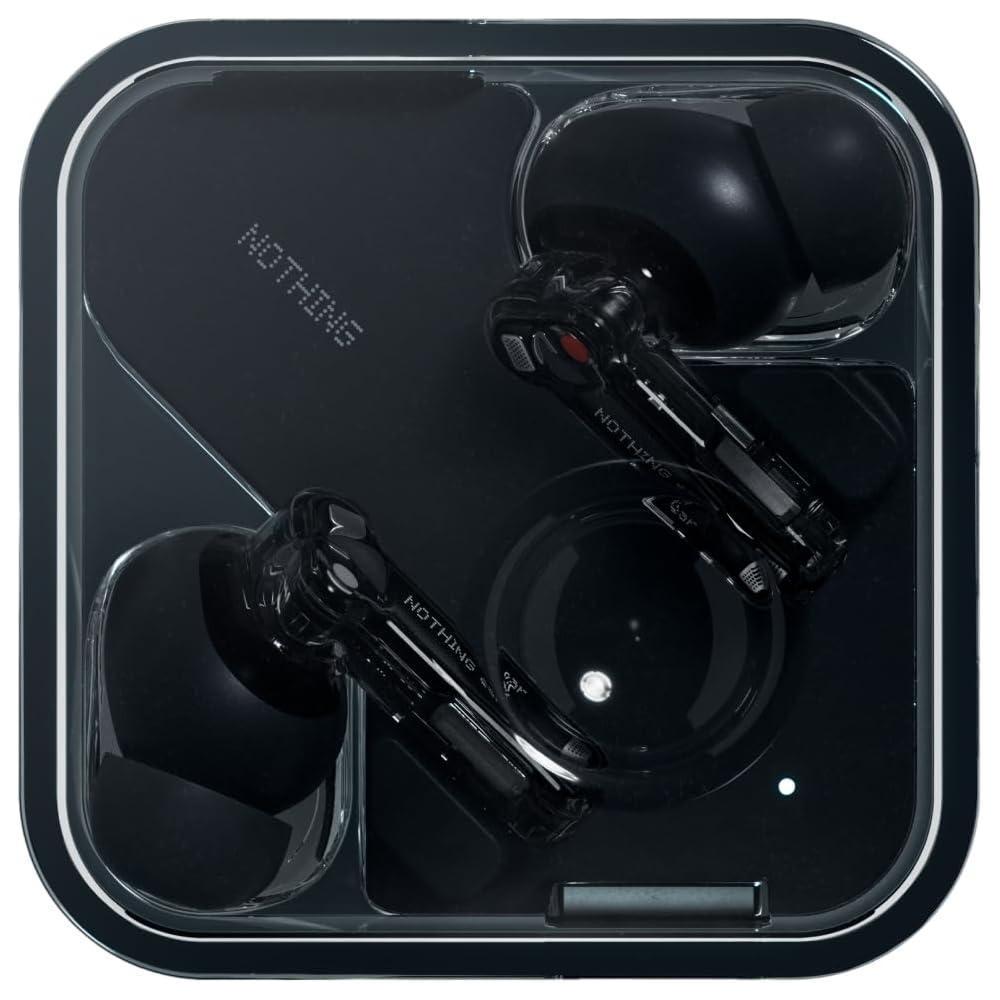 Nothing Ear Wireless Earbuds with ChatGPT Integration, Smart ANC, Hi-Res Audio with LDAC & LHDC, 11mm Dynamic Bass Boost, 40.5H Playtime, 6 Mics for Calls Wireless Headphones, Wireless Charging Black