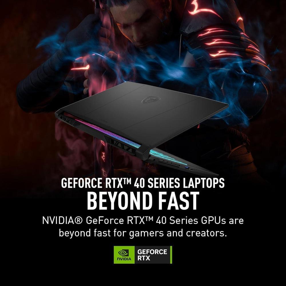 MSI Katana A15 AI Laptop Gamer Ryzen 7 15.6" 144Hz RTX 4060 32GB SSD 1TB