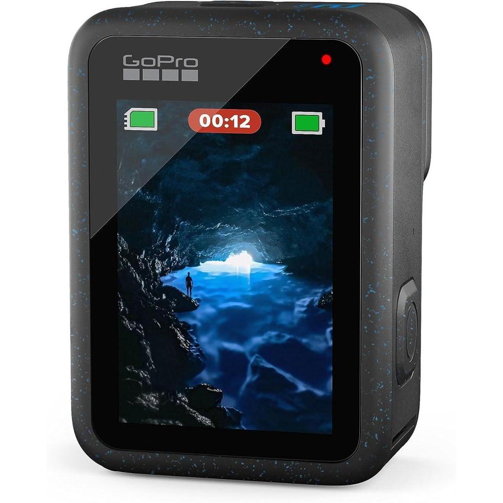 GoPro HERO12 Black - Cámara de acción impermeable con video Ultra HD de alta resolución, fotos de 27 MP, HDR, estabilización avanzada