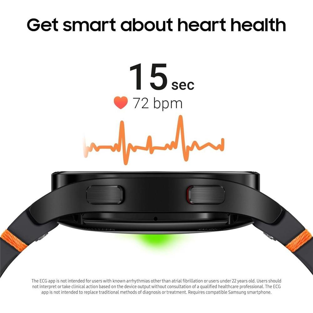 SAMSUNG Galaxy Watch FE - Reloj Inteligente Bluetooth AI de 4 cm con Seguimiento de Fitness Sensor BIA HR Personalizado Cardíaco Sueño 2024